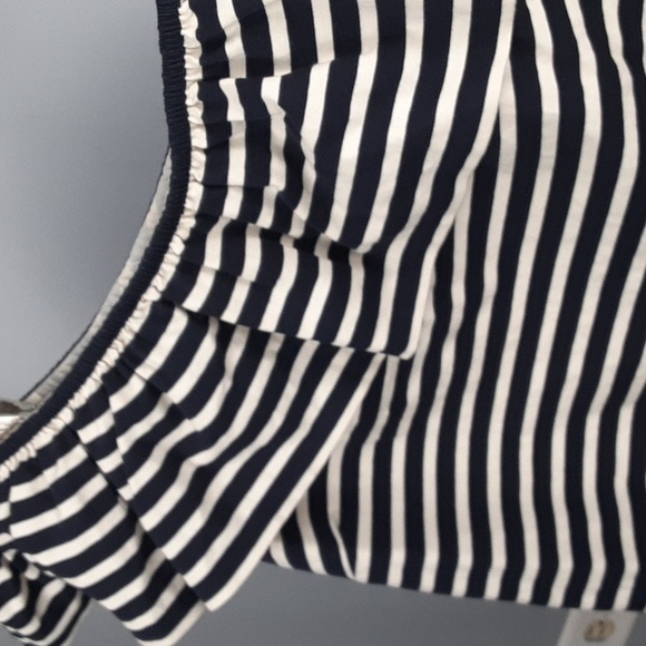 J. CREW Women's One Shoulder Striped Ruffle Blouse - Picture 3 of 9